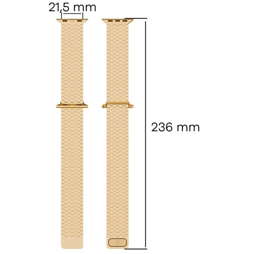 Bransoletka do zegarka 44/45/46/49 mm Bizon pasek do zegarka pasek do zegarka pasek różowe złoto - Zdjęcie 3 z 8
