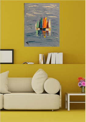 Sailing Acrylic Painting