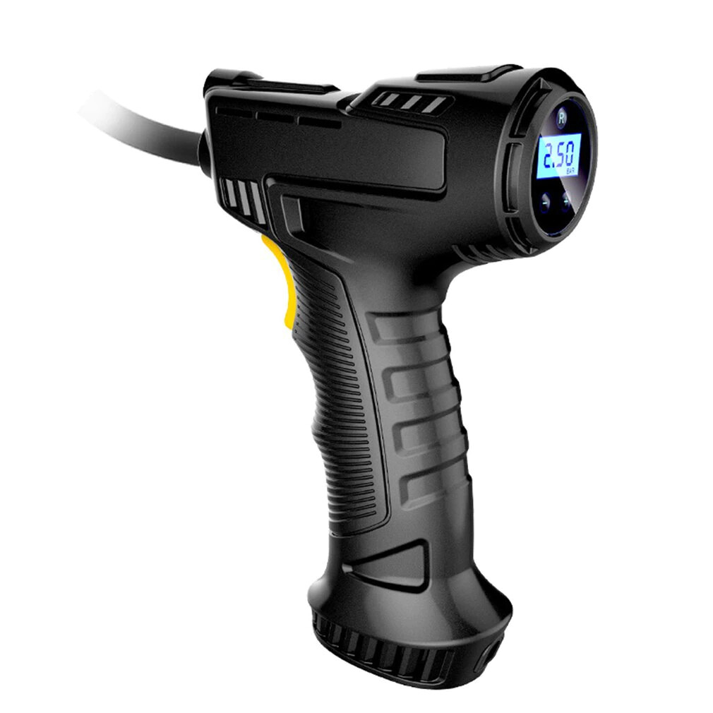 Compresseur numérique portable sans fil puissant 120W gonfleur électrique de pneu moto