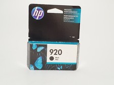 Genuine OEM HP 920 Black Ink Cartridge CD971AN Aug 2020