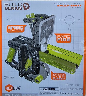 New in Box ** Vex Robotics Hex Bug - Snap Shot Launcher Kit - 170 Pieces - 2016