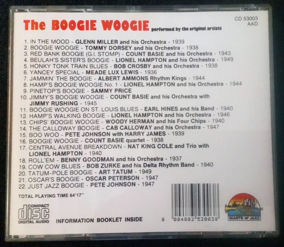 The Boogie Woogie - CD - Bild 2 von 3