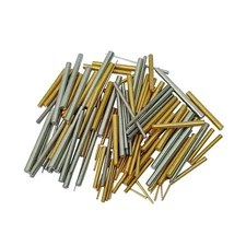 Brass and Steel Clock Tapered Pins - Package of 100 Pcs - Assorted Sizes