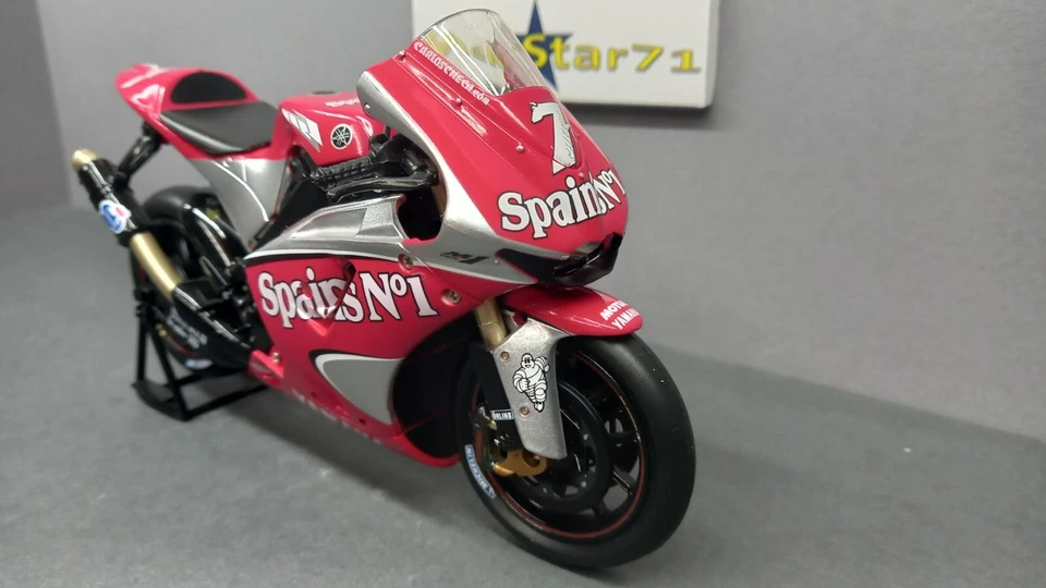 1/12 Newray Yamaha YZR M1 2004 Carlos Checa Spains Personalizzato NO Minichamps - Immagine 2 di 4