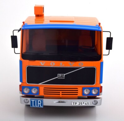 Road Kings 1977 Volvo F12 Deutrans Orange Blue 1:18 LE 550pcs
