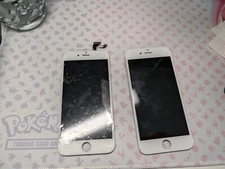 **AS IS FOR PARTS**Broken iPhone 6s Screen Display Digitizer Lot Of 2