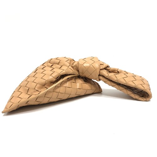 BOTTEGA VENETA 652001 Intrecciato Mini The Twist Handbag Beige/GoldHardware - Picture 3 of 11