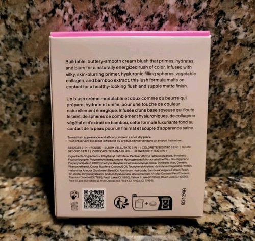 Morphe Huephoric Rush Cream Blush 3 in 1 Silk Blush in ENERGIZED Free Ship  - Picture 6 of 6