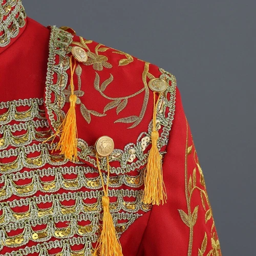Mens Spanish Bullfighter Matador Outfit Fermin Suit Jacket Pant Cosplay Costume - Bild 13 von 40