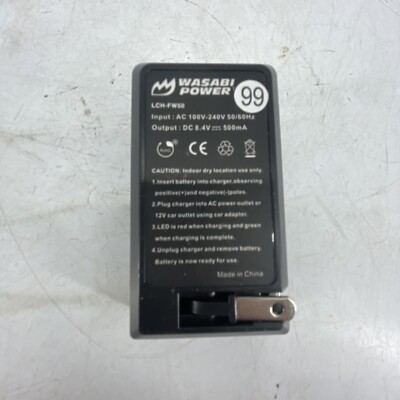 Genuine Wasabi Power LCH-FW50 Output 8.4 V 500 mA Power Supply Adapter A26