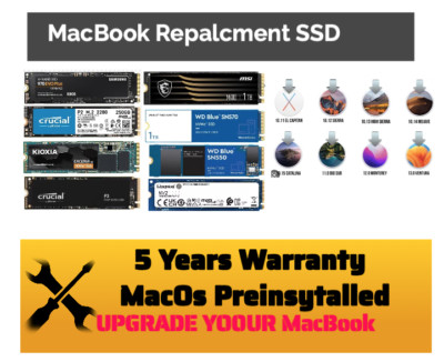 1TB SSD für 2013 2014 2015 2017 MacBook Air A1465 A1466 MacBook Pro A1502 A1398