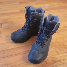 Columbia Waterproof Snow Boots Leather BY1320-010 - US Big Kids 5 / EU 37 / 23cm