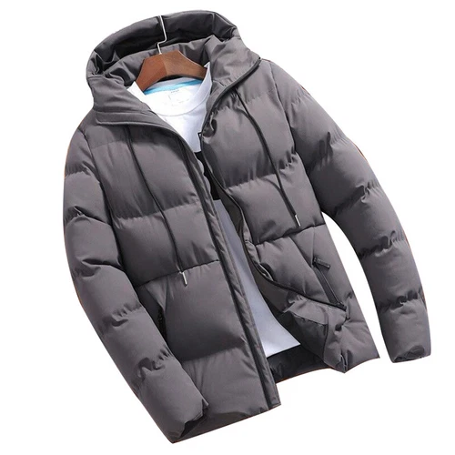 Men Winter Warm Duck Down Jacket Ski Snow Thick Hooded Puffer Coat Parka Quilted - Bild 11 von 15