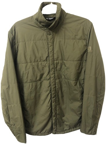 Salomon Advanced Skin Shield Men's Full Zip Jacket Size L Lime