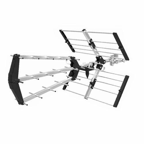 TV Aerial 4G + 5G Triple Boom 48 Elementos Freeview Digital HD Interior Exterior Kit - Imagen 3 de 12
