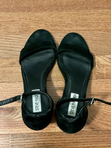 Steve Madden Irenee Black Suede Women's 