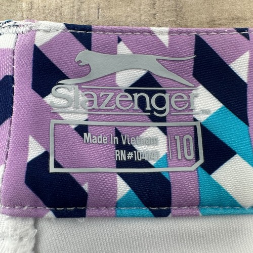 SLAZENGER Women's Size 10 SKORT~Multi-Color Geometric~Golf~Tennis~Pickleball - Picture 4 of 10