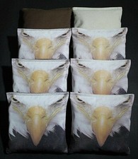CUSTOM Cornhole Bean Bags 8 ACA Regulation corn Filled Bags  9