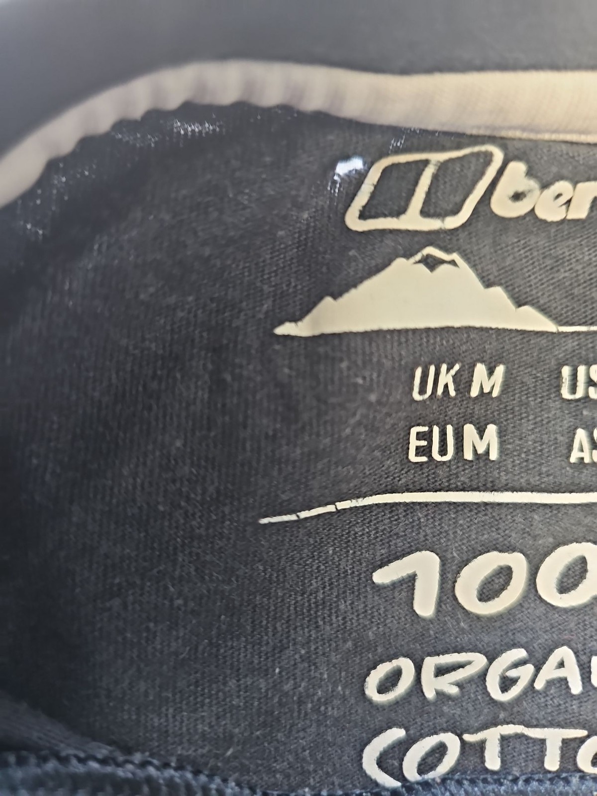 Berghaus Navy Blue Organic Cotton Graphic T-Shirt D498 image 3