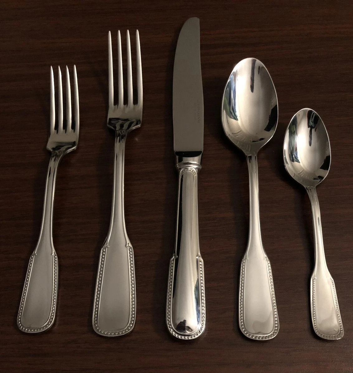 Lot De Couteaux Guy Degrenne – Inox Manches Blancs – Série Jamie – Quasi Neuf