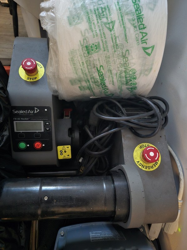 SEALED AIR - FILL-AIR ROCKET Inflatable Packaging System: Fill-Air Rocket,