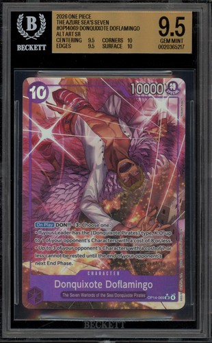 Donquixote Doflamingo (Alternate Art) graded BGS 9.5 for sale on eBay
