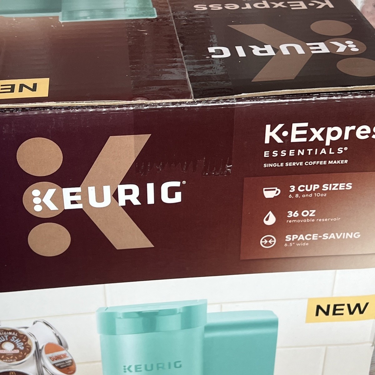 Keurig K-Express Essentials Tropical Blue Single-Serve K-Cup Pod