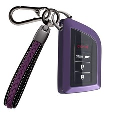 Soft TPU Car Key Fob Cover Protector for Acura Compatible with 2022 Purple