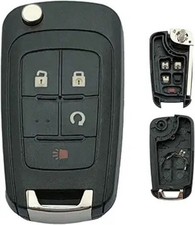 Replacement Key Fob Shell Case Fits for 2010-2017 Equinox / Model: 4 button-c