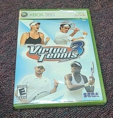 Virtua Tennis 3 (Microsoft Xbox 360, 2007) X360