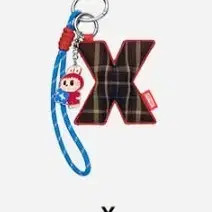 Pop Mart La Bou Bou Inner Heart Initial X Keyring - New