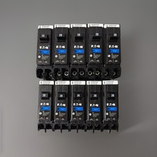 USED 10 PCS Eaton BRP120DF 20A Dual Function Circuit Breaker