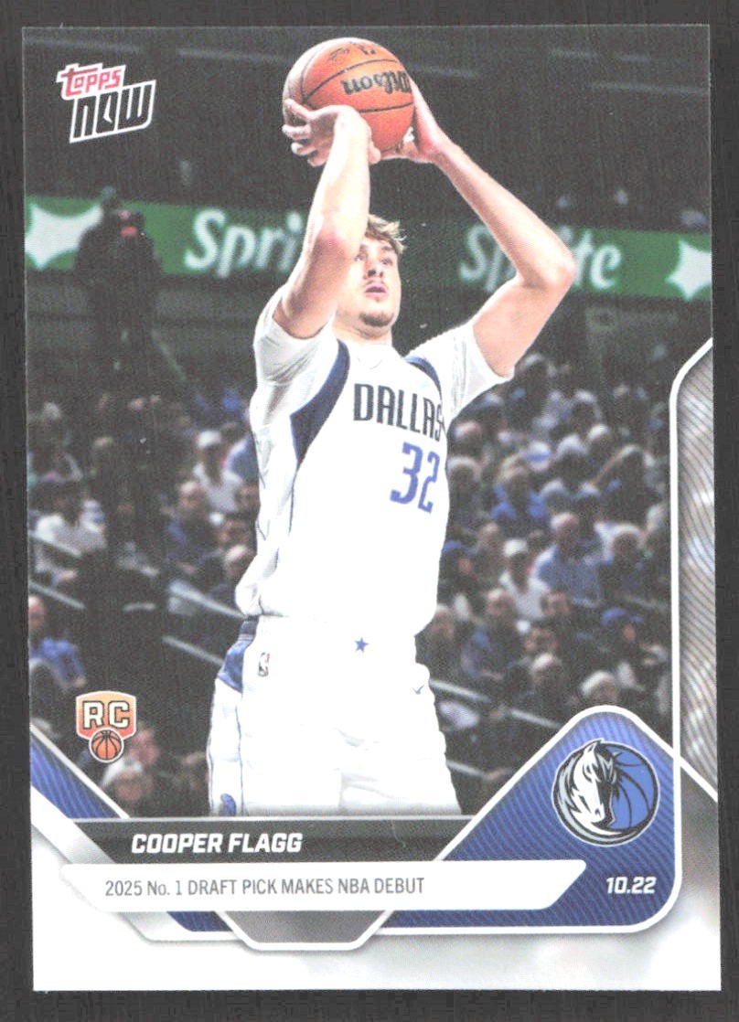 CZC820 - 2025-26 Topps Now - Cooper Flagg #6 - RC - Base