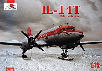 Ilyushin IL-14T polar aviation / 1:72 - Amodel 72258