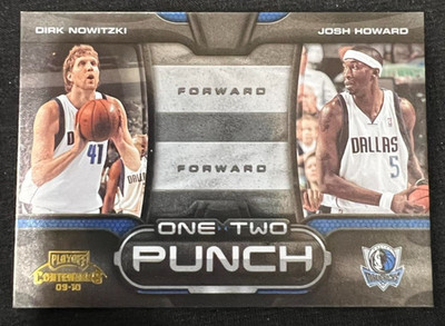 DIRK NOWITZKI Josh Howard 2009-10 Playoff Contenders One-Two Punch Gold #095/100