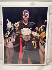 Autographed WWF Japan The Great Sasuke 8.5x11 Photo