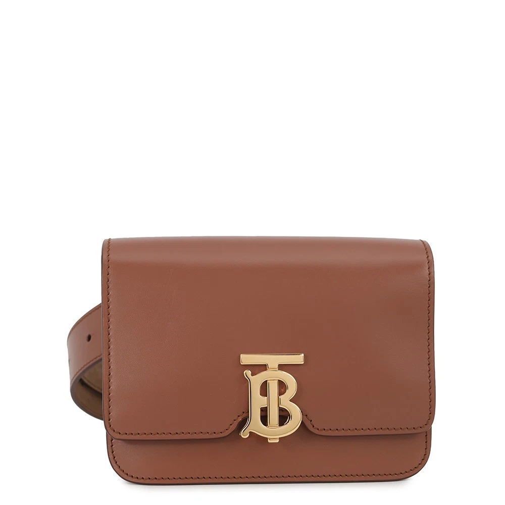 Burberry — BURBERRY TB Bumbag Leather Brown 8012205