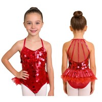 MäDchen Ballett-Trikots Jazz Tanzbekleidung Gymnastik KostüM Outfits Lyrisch