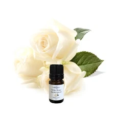 White Rose Essential Oil, USDA Certified Organic, 100% Pure, Natural