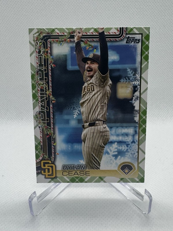 Dylan Cease 2025 Topps Holiday #H77 Plaid