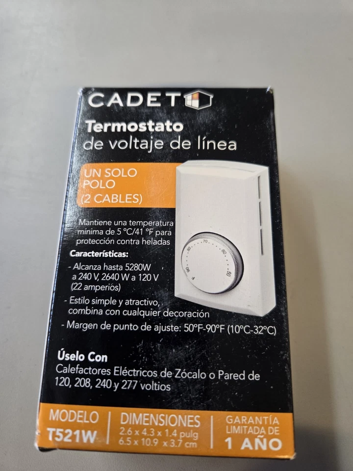 单极恒温器,白色 08300 — 第 2/4 张图片