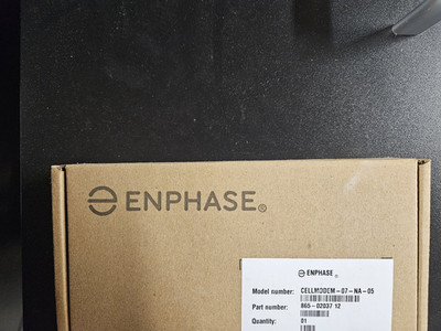 Enphase CELLMODEM-07-MA-U5 White Cellular Modem, Antenna Connector Port
