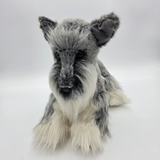 Douglas Fritz Schnauzer Plush   Cuddle Toy 2028 Gray  White Dog 2009 Stuffed