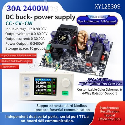 XY8030S XY12530S CNC DC Adjustable Step-Down Power Supply Module 2400W 3070W 30A