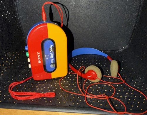 Vintage SONY Walkman MY First Sony Cassette Player WM-3300 Tested Working. #1