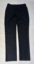 JIL SANDER Men’s 100% Virgin Wool Pleated Pants Black Size 52
