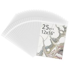 Clear Photo Print Sleeves Acid-Free Self Seal Crystal Clear Storage Plastic