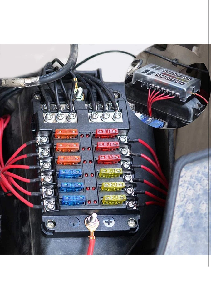 140 Pcs Fuses Automotive Kit - Blade Auto Fuse Assortment Standard and Mini...  - Image 4 of 4