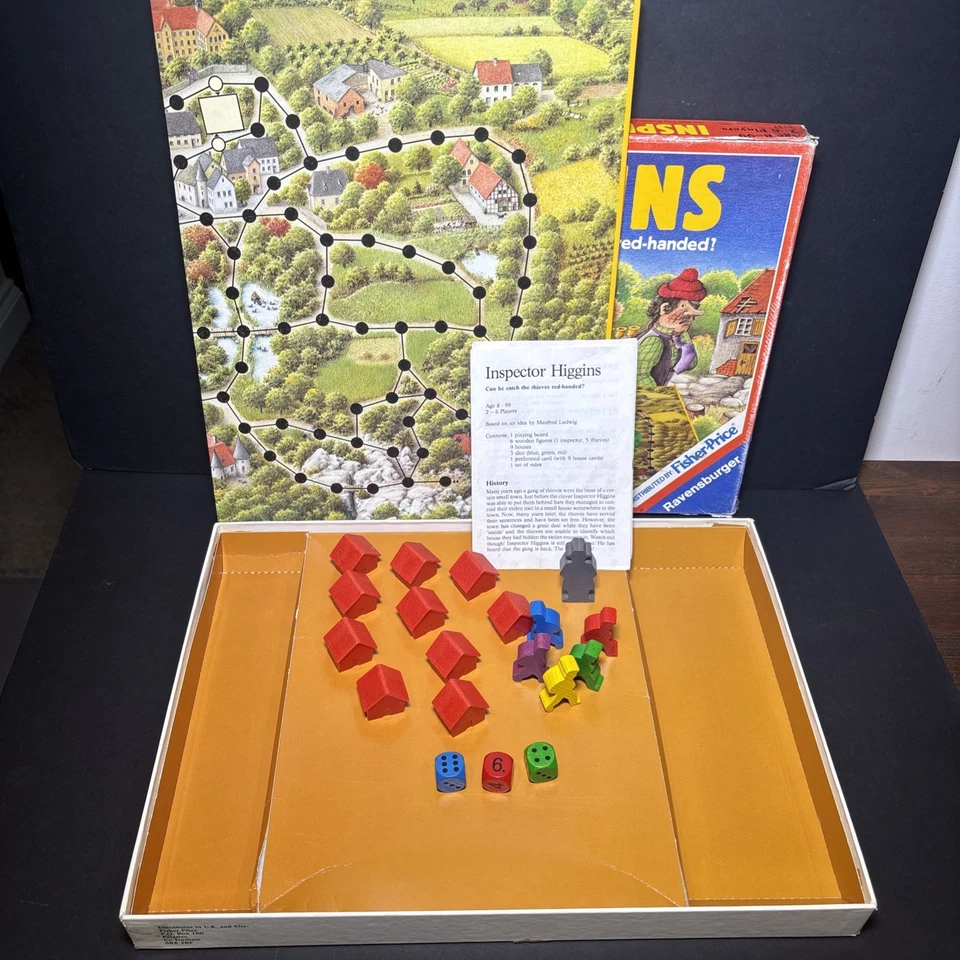 Inspector Higgins Board Game Ravensburger 1988 Vintage - Complete - Image 2 of 3