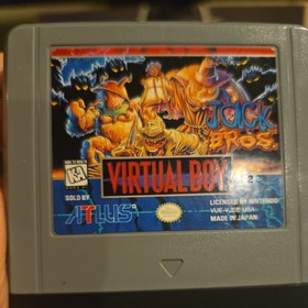 Jack Bros Virtual boy Game & Manual  authentic  with a Reproduction box  tested